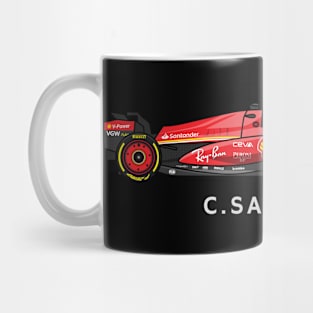 F1 Racing Carlos Sainz Ferrari Fan shirt T-Shirt Mug